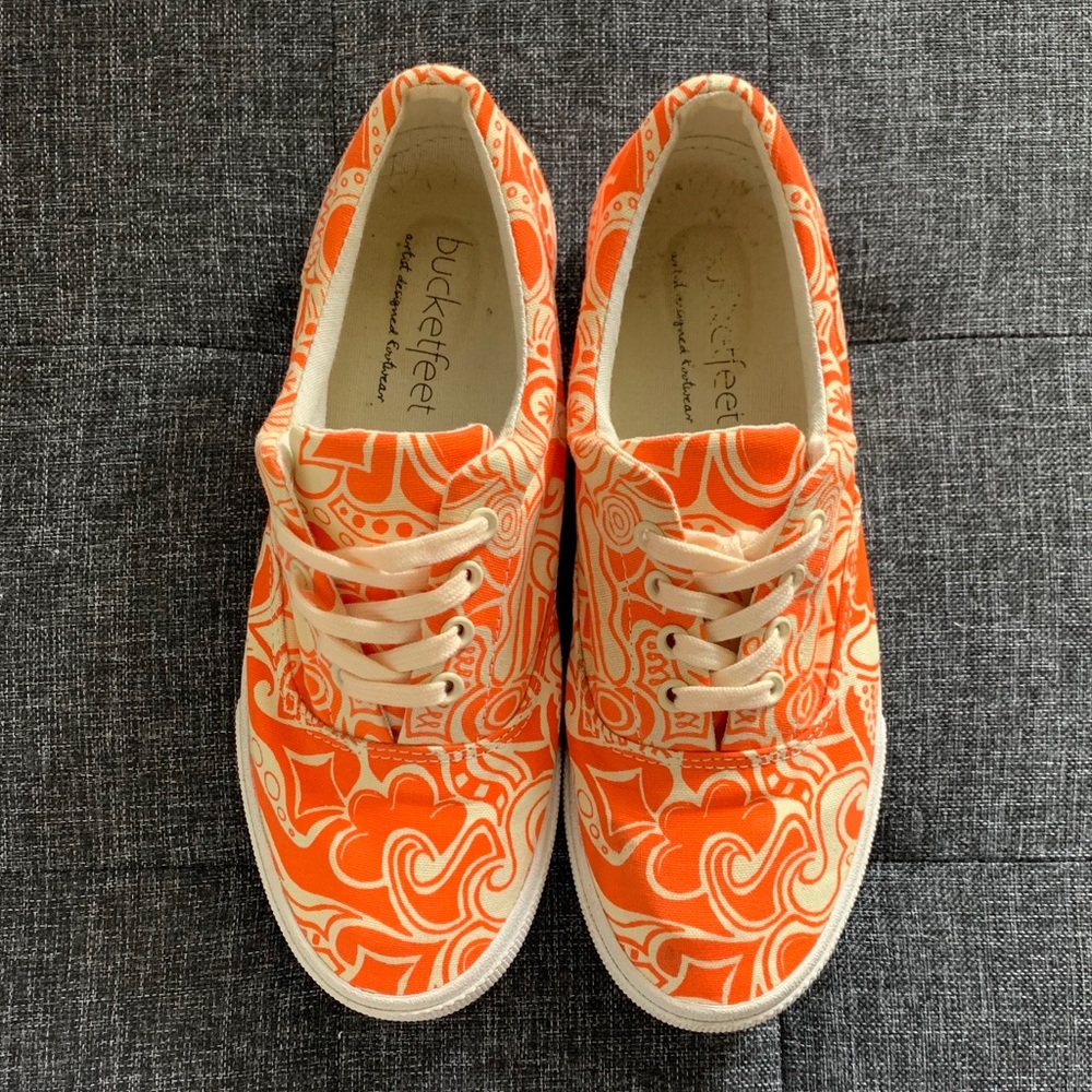 Bucketfeet Orange Shoes